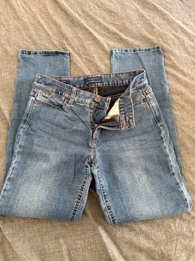 Talbots Women’s Medium Wash Straight Leg Jeans size 4P